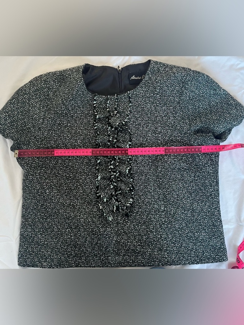 Sandra Angelozzi Tweed top - Picture 5 of 6